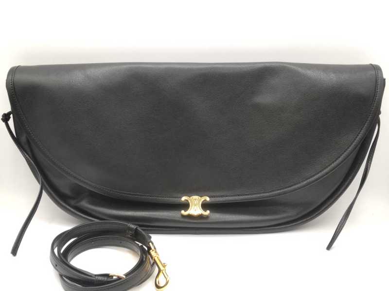 セリーヌ買取 ハーフムーンソフトトリオンフバッグ ラム